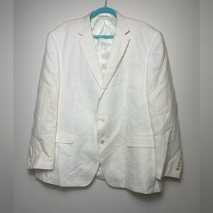 Lauren Ralph Lauren 100% Linen Men's Blazer set  Beige Sz 46R Coastal Prep